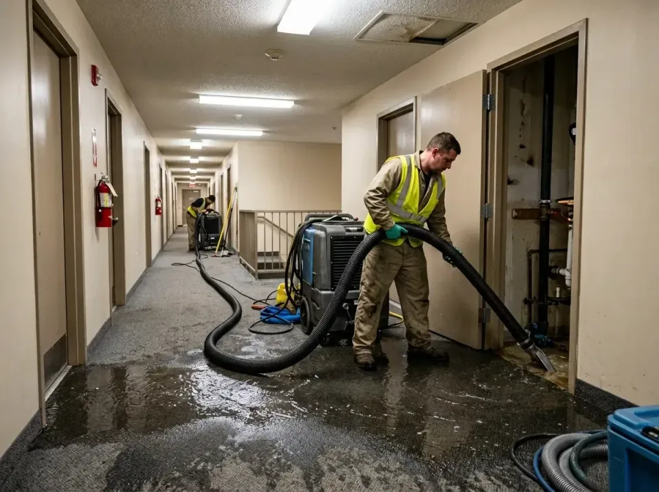 multi-unit-apartment-hallway-f-005 — frequently asked questions, Emergency Burst Pipe Water Extraction & Removal in Fair Law…